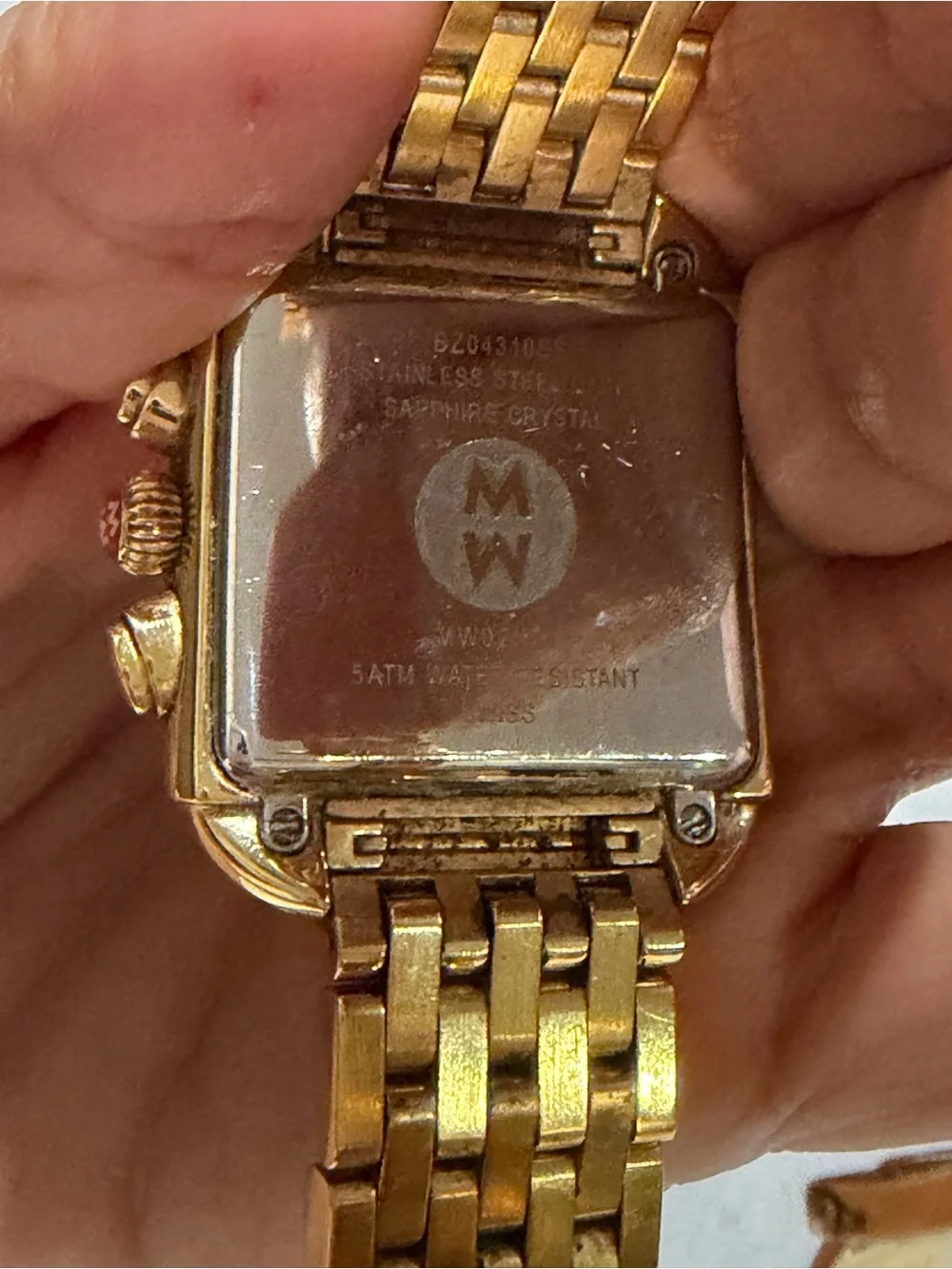 Michele Urban Chronograph Women’s Watch | Gold-Tone |Sapphire Crystal